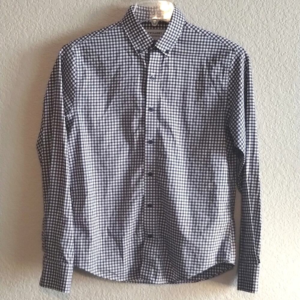 Un-Tuckit Twillory Untuck(able) Tailored Fit S-M Button Down Men's Shirt NEW